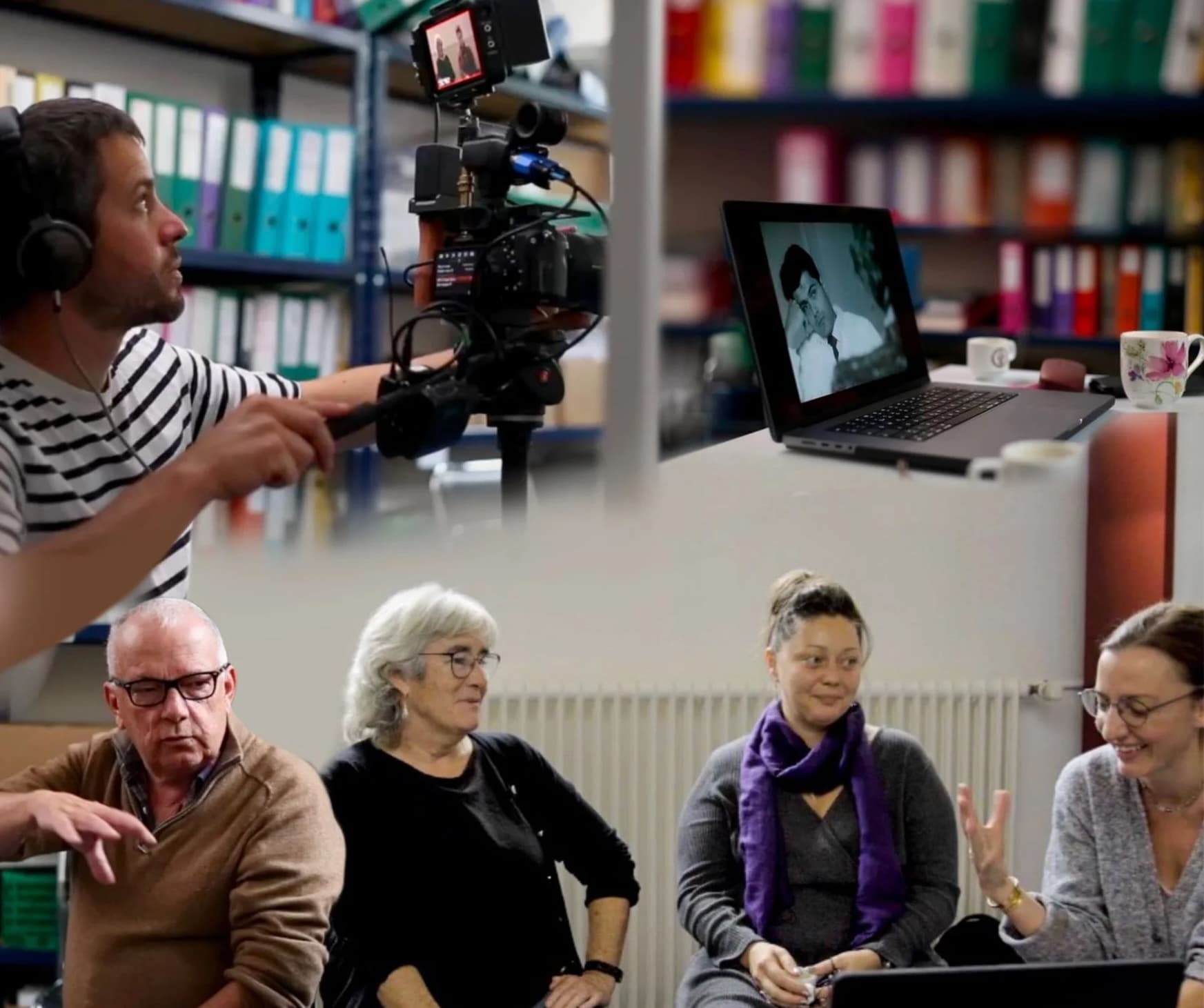 Collage de moment de captation des ateliers